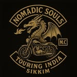 Nomadic Souls Touring India M.C logo